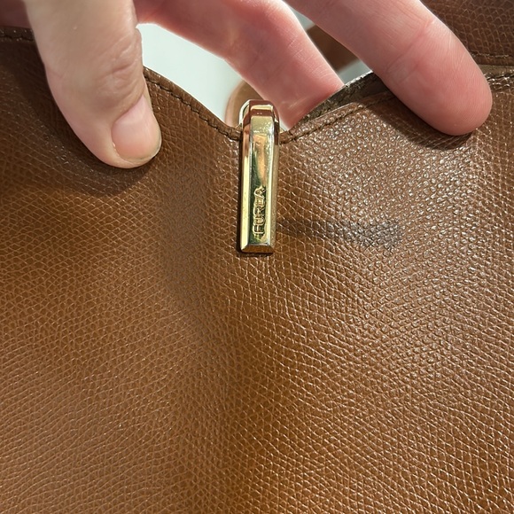 Furla Cognac Ribbon M Hobo Bag, RTR - Picture 4 of 10